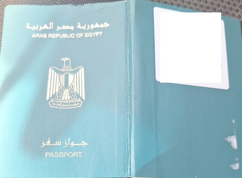 Passport Cover Page Sample 1